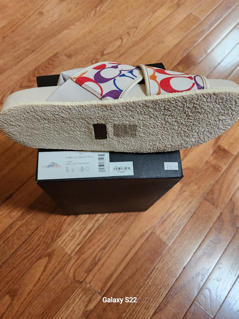Coach Rainbow Signature Crossover Slide - Multicolor